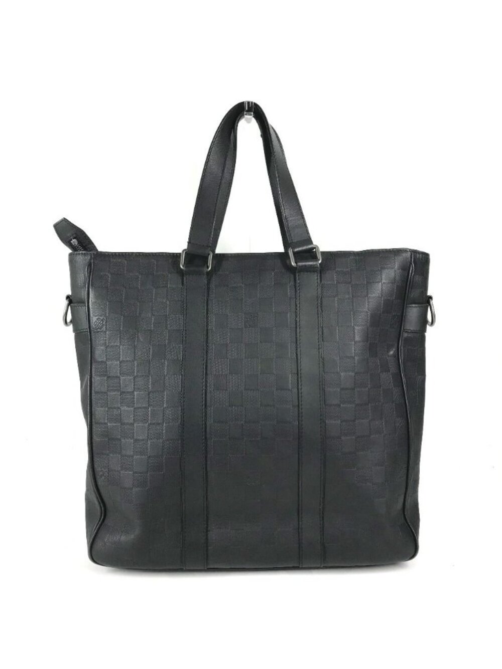Louis Vuitton Tote Bag Tadao PM Damier Infini Leather Onyx Black